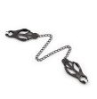 Japanese Nipple Clamps with Chain Black